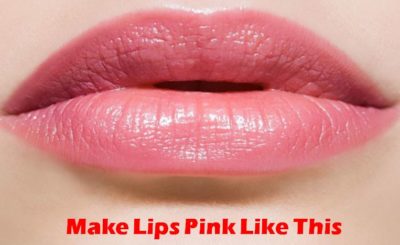 Turn Lips Pink from Black